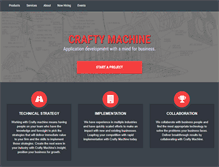 Tablet Screenshot of craftymachine.com